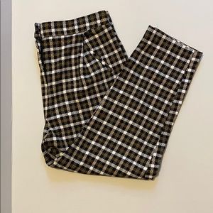 TOPSHOP PLAID TROUSERS SIZE 10 *LIKE NEW*